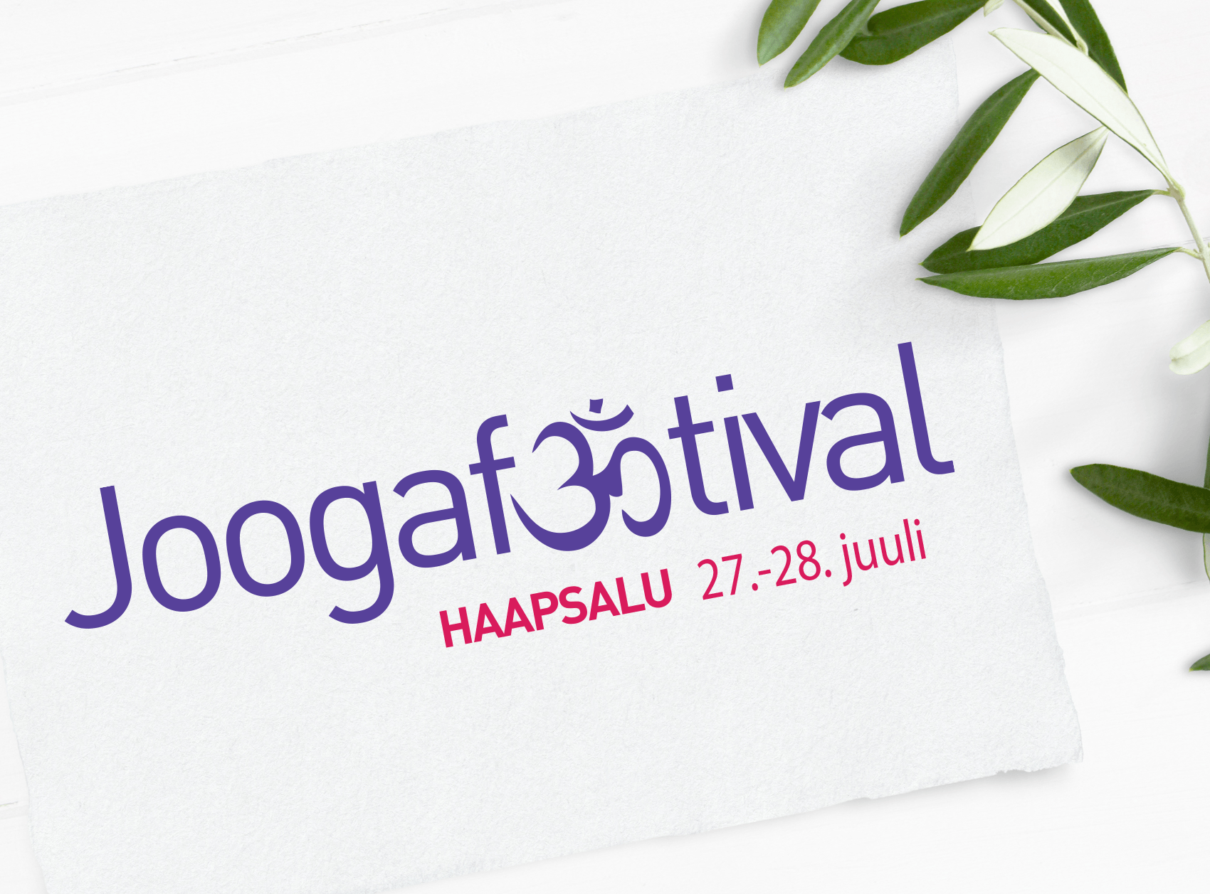 Logo design: Yoga festival