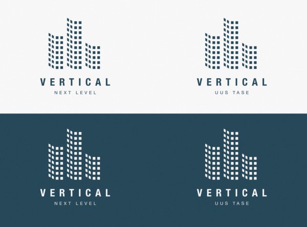 Vertical arenduse logodisain