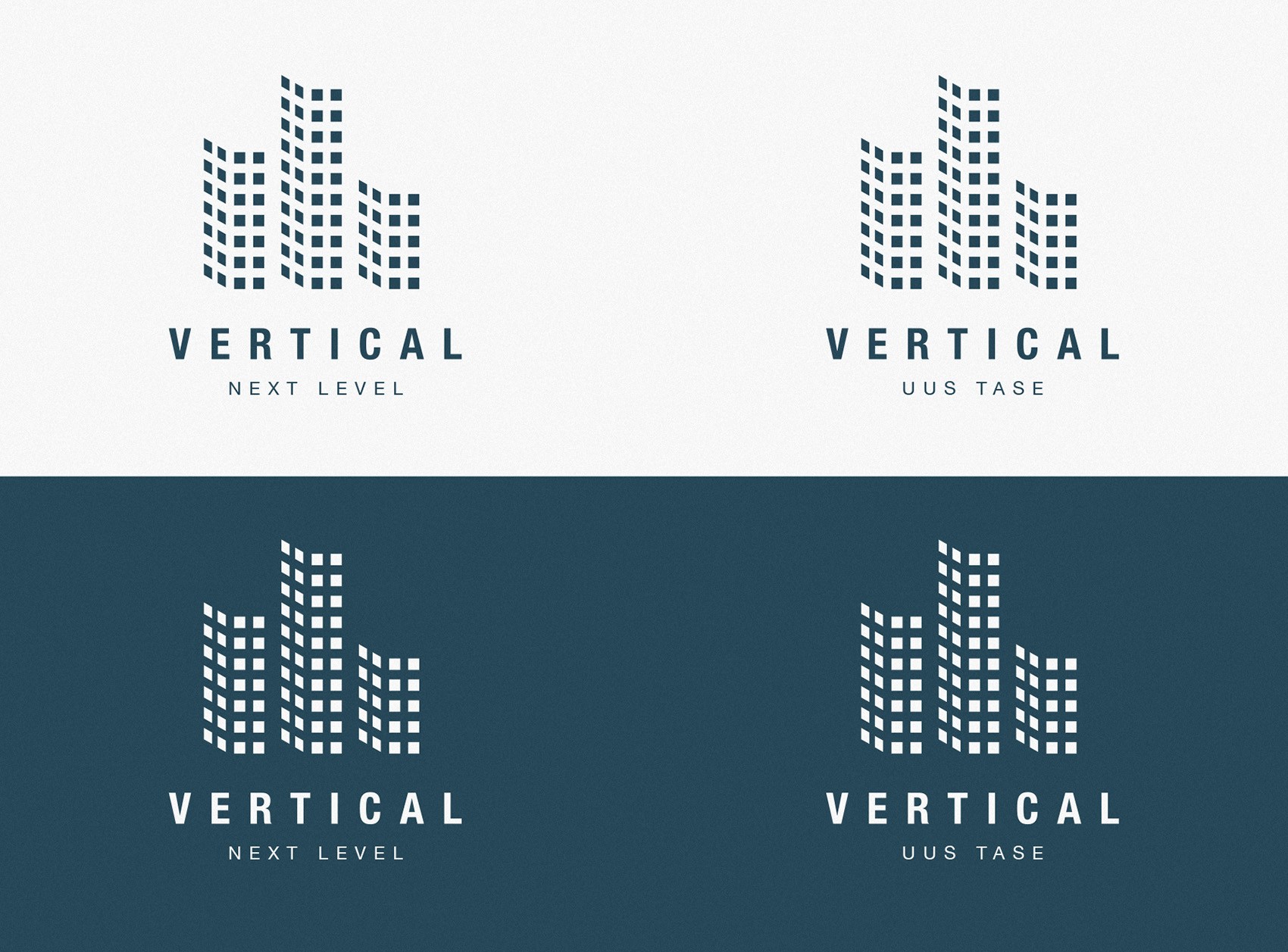 Vertical arenduse logodisain