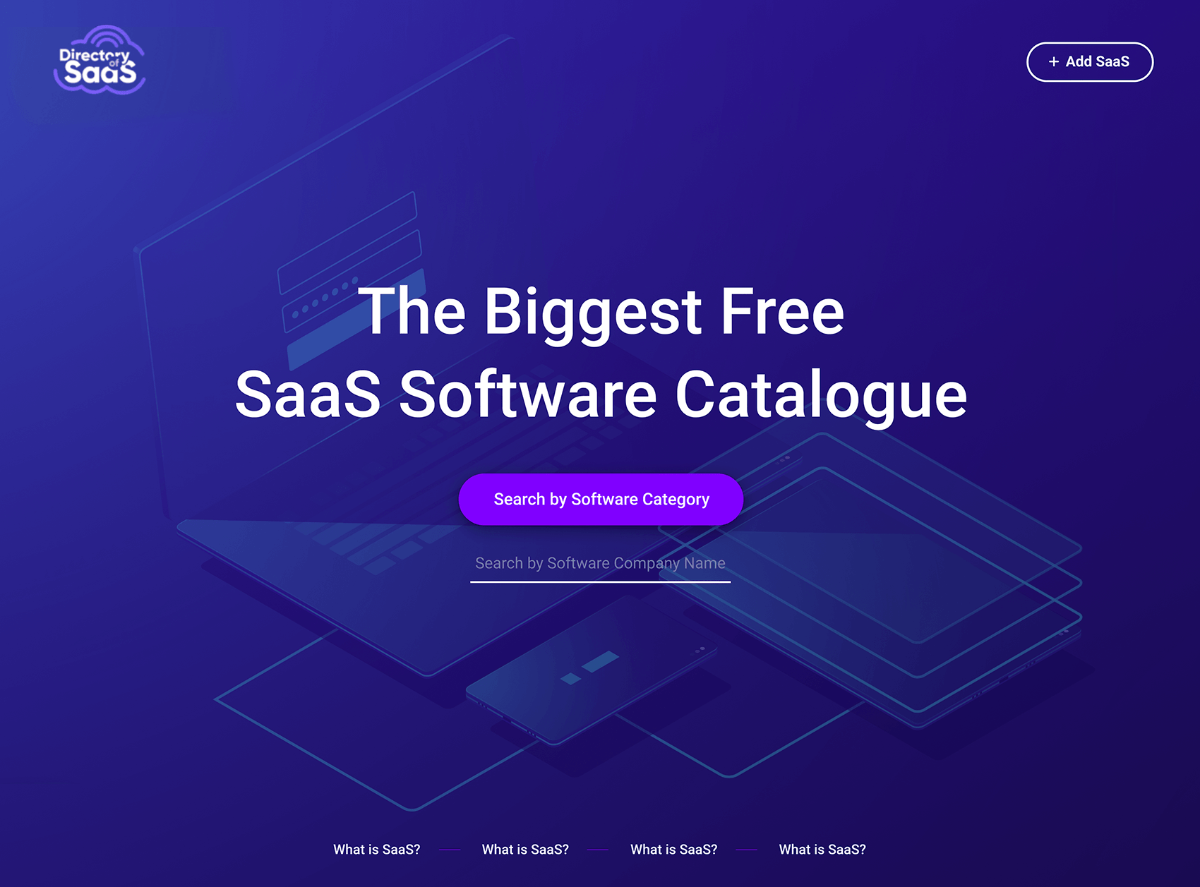 Veebidisain: Directory of Saas